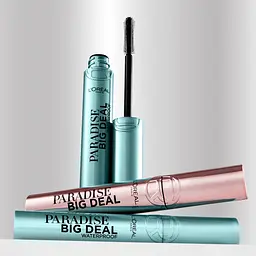 Туш для вій L'Oreal Paris Paradise Big Deal Waterproof водостійка чорна 9.9 мл - мініатюра 4
