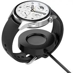 Зарядний пристрій DK кабель (1m) USB для Xiaomi Watch S1 Pro (black) - мініатюра 3