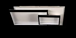 Люстра стельова LED Splendid Ray L2333/2+1, 3 лампи, чорнобіла, сучасний стиль для дому