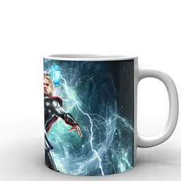 Кухоль GeekLand Тор Thor блискавка TH.02.010 330 мл білий - мініатюра 3