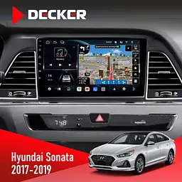 Штатна магнітола Hyundai Sonata 2017-2019 CAN Decker D9-011 4x64, DSP, 4G, 360 Decker (НФ-00005816)