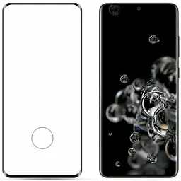 Захисне скло Toto 5D Cold Carving Tempered Glass Samsung Galaxy S20 Ultra Black - мініатюра 3