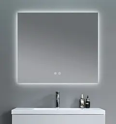 Дзеркало Qtap Taurus (TA1) прямокутне з LED-підсвіткою Touch, антизапотіванням QTTAU80060048952