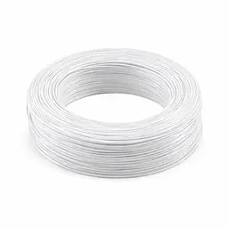 Кабель силовой MYSUN гибкий, медный, бухта 610 м WHITE (24AWG-WT)