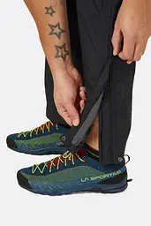 Штани Rab Downpour Eco Pants FZ Regular Black L (1033-RB QWG-86-BLK-LRG-RG) - мініатюра 4