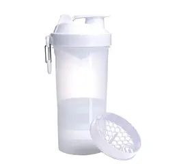 Шейкер спортивний SmartShake Original2GO 600 мл Pure White (10560602) - мініатюра 1