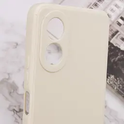 Силіконовий чохол Candy Full Camera для Oppo A38 / A18 Бежевий / Antique White - мініатюра 5