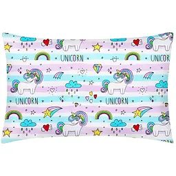 Наволочка Cosas Unicorn & Rainbow 50х70 см (UnicornRainbow_50)