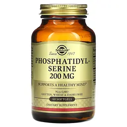 Фосфатидилсерин Phosphatidylserine 200 мг - 60 софтгель