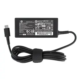 Блок живлення для ноутбука HP TYPE-C 45W, black (без кабелю!)