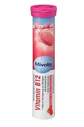 Вітамін B12 Шипучі таблетки Mivolis 82g 20 шт.