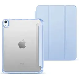 Чохол до планшета BeCover Tri Fold Soft TPU Silicone Apple iPad Air 5 (2022) 10.9" Light Blue (708510) - мініатюра 3