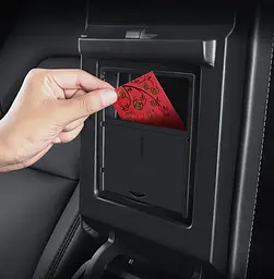 Органайзер для потайного відділення для Tesla 3 2017- Tesla Y 2021- (прихований відсік для зберігання в підлокітник) - мініатюра 2