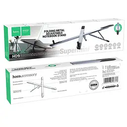 Підставка для ноутбуку Hoco HD9 Metal gray - мініатюра 2