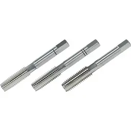 Мітчики ручні M5x0.8, DIN 352, HSS-G, комплект з 3 штук, ліві