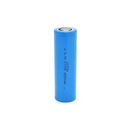 Акумулятор 21700 4000mAh, 3.7V, Blue, FlatTop Vipow (ICR21700-4000mAhFT / 31078)