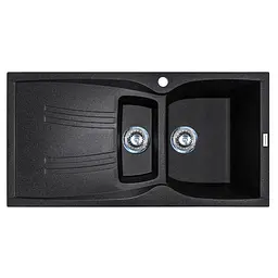 Кухонна мийка Adamant New Line Plus 975x495x235 чорний 66223, Чорний