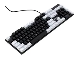 Клавіатура Vinga KBGM-095 Orange Switch USB White/Black (KBGM-095Y) - мініатюра 2
