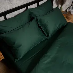 Комплект постільної білизни Moon&Star Satin Premium Evergreen Dream Сімейні 2х143х210 см наволочки 2х70х70 см - мініатюра 4