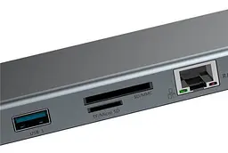 Хаб адаптер Baseus 10-в-1 Type-C CATSX-F0G - мініатюра 5
