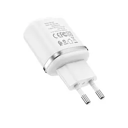 Мережевий зарядний пристрій Borofone BA36A High speed single port QC3. 0 charger set 18W білий