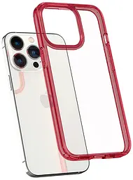 Оригінальний протиударний чохол для iPhone 13 Pro (6.1") Spigen Ultra Hybrid Red Crystal (ACS03263) - мініатюра 2