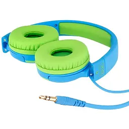 Дротові навушники XO накладні з мікрофоном EP47 3.5 mm 1.2 m Blue-Green - мініатюра 4