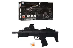 Іграшковий автомат на кульках кульки Air Soft Gun P1689A, на батарейках, коробка 38x19, 5x3 см