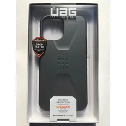 Оригінальний протиударний чохол UAG Civilian для iPhone 12 Pro Max (6.7") Silver 11236D113333 - мініатюра 2
