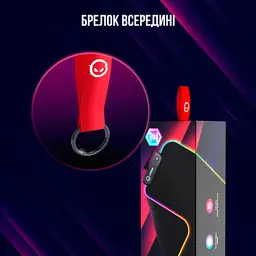 Килимок для мишки Lorgar Steller 919 RGB USB Black (LRG-GMP919) - мініатюра 11