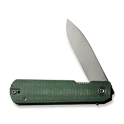 Ніж складаний кишеньковий Civivi Sendy, (7.2 см) Nitro-V/Micarta темно-зелений - мініатюра 4