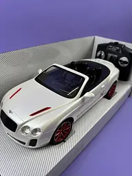 Машина р/к арт. PM1403 "POWERMOTORS",1:14 BENTLY GT SUPERSPORT,білий колір, акум.,світло у кор.45*19,5*17см