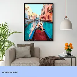 Картина за номерами 99IDEAS "Поїздка на гондолі" 40*50 см, GX41394 - мініатюра 3