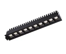 Світильник точковий врізний KLOODI KD-POINT 10X2 20W 4K BK