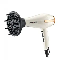 Фен для волосся Promotec PM-2305 професійний з 2 насадками 3000 Вт білий (PM-2305) - мініатюра 6