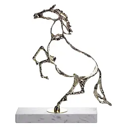 Декоративна фігурка Yiwu Horse 28х8.5х34 см металева статуетка колекційна для дому настільний декор HP-7-8 - мініатюра 5