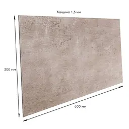 Самоклеюча вінілова плитка 600x300x1.5mm під мармур Глянець (D) SW-00001780 - мініатюра 2