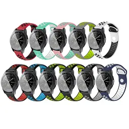 Ремінець BeCover Nike Style для Amazfit Stratos 1/2/2S/3/GTR 2/GTR 47mm/GTR Lite 47mm/Nexo/Pace Red-Black (705817) - мініатюра 4