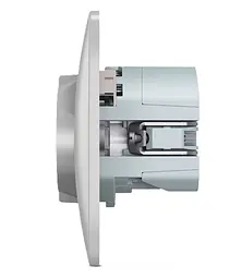 Розетка Videx Binera одинарна із заземленням з USB+USB-C срібний шовк (VF-BNSK1GUC-SS) - мініатюра 4