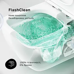 Унітаз підвісний FlashClean Am.Pm Spirit 2.0 з сидінням мікроліфт Square білий C701701SC, Білий - мініатюра 4