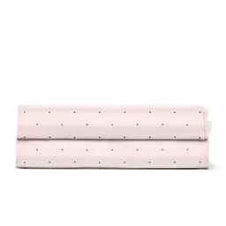 Дитяче простирадло Cosas Mini Dots CS9 110х160 рожеве (DotsGreyRose_110x160)