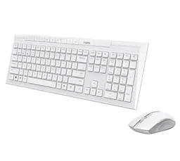 Бездротовий комплект клавіатура та миша Rapoo M8210 Bluetooth White - мініатюра 1