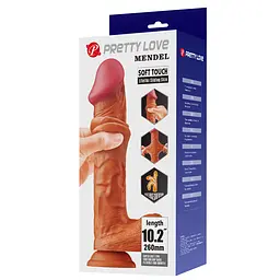 Фалоімітатор - Pretty Love Sliding Skin 10.2" Latin - мініатюра 8