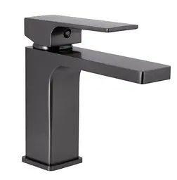 Змішувач для умивальника Qtap Gemini (з гігієнічним душем) Gunmetal Black PVD QTGEM272GMB45692 - мініатюра 2