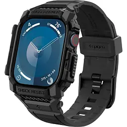 Чохол-ремінець Spigen Rugged Armor Pro для Apple Watch 46mm Matte Black (ACS08604) [149627]