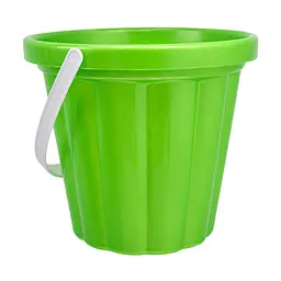 Іграшкове відро велике №1 011BMS(Green) розмір відра 20х20х17 см