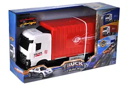 Іграшкова машинка вантажівка контейнеровоз з треком та катапультою Truck Track Deformation Track ZS-899 у коробці р.40x13x22.8 см YG Toys