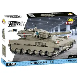 Конструктор Cobi Танк Merkava MK. I / II, масштаб 1:35, 825 деталей (COBI-2621)