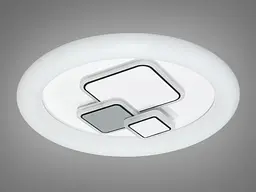 Світильник стельовий LED Diasha 8993-330, 50W, 2750 лм, 33 см, білий акрил, метал, сучасний стиль для дому - мініатюра 4