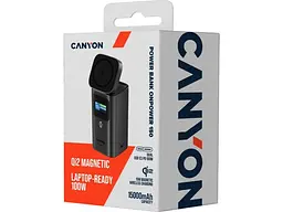 Зовнішній акумулятор (Power Bank) Canyon OnPower 150 Qi2 Magnetic (CNS-CPB150DG) - мініатюра 8